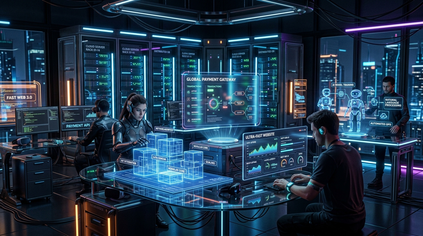 IT Workspace Background